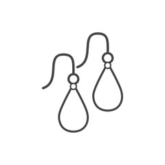 Earrings icon - Illustration