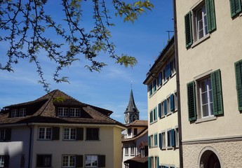 Naklejka premium Zürich im Frühling, Schweiz