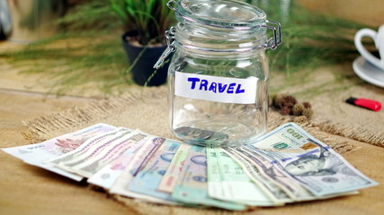 Money savings for travel.