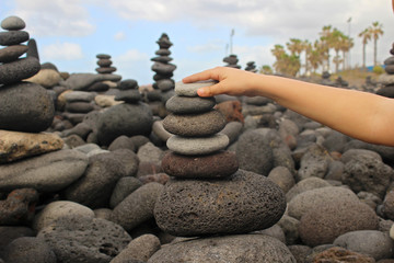 Haciendo un cairn