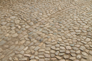 Pavement at the ecomusee in Alsace