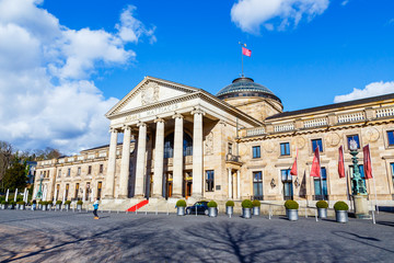 Naklejka premium Wiesbaden, Kurhaus. März 2017.