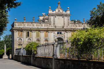 Fototapeta premium Barocco pavilion (1619) at Villa Borghese Park, Rome, Italy