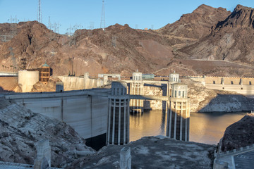 Hoover Dam at Arizona - Nevada Border, USA