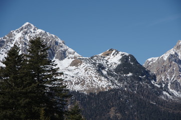 Fototapeta na wymiar italian alps andalo 5