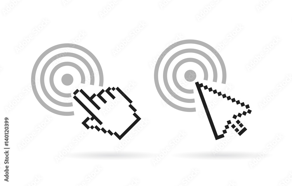 Canvas Prints computer cursor vector icon
