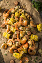Homemade Traditional Cajun Shrimp Boil © Brent Hofacker