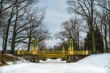 Bridge in China Village, Tsarskoe Selo, Pushkin, Saint Petersburg