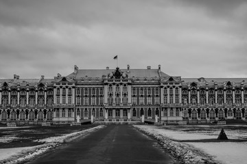 Fototapeta premium Palace in Tsarskoe Selo, Pushkin, Saint Petersburg