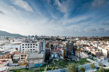 Cityscape of Cartagena in Spain