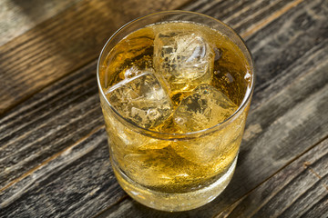 Refreshing Alcoholic Scotch and Soda