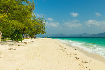 Poda island (Koh Poda) popular place in Krabi province, Thailand