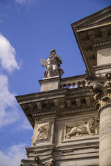 Fragment of Frederik's Church, popularly known as The Marble Church,Copenhagen, Denmark.