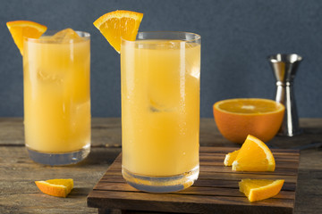 Homemade Alcoholic Gin and Juice Cocktail