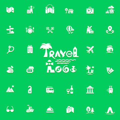 Travel logo and icons