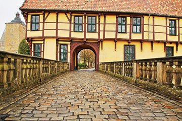 Schloss und Burgeingang Burg Steinfurt