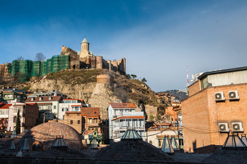 Abanotubani is the ancient district of Tbilisi, Georgia.