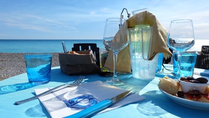 Lunch at the beach