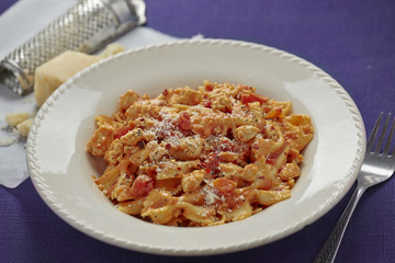 Chicken tomato pasta 