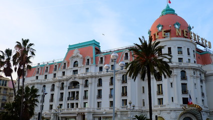 Obraz premium Negresco hotel in Nice, France