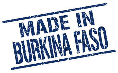 made in Burkina Faso stamp