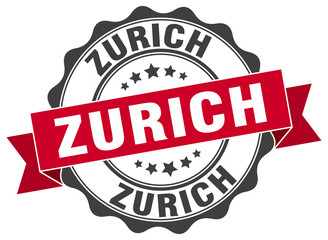 Zurich round ribbon seal