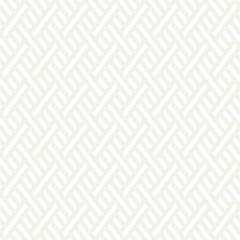 Abstract Geometric Pattern With Stripes Lattice. Subtle Seamless Vector Background