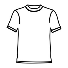 figure shirt cloth icon, vector illustraction design