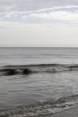 Ocean waves at the beach