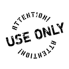 Use Only rubber stamp. Grunge design with dust scratches. Effects can be easily removed for a clean, crisp look. Color is easily changed.