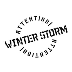Winter Storm rubber stamp. Grunge design with dust scratches. Effects can be easily removed for a clean, crisp look. Color is easily changed.