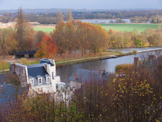 Fototapeta na wymiar saint aignan,loir et cher,france