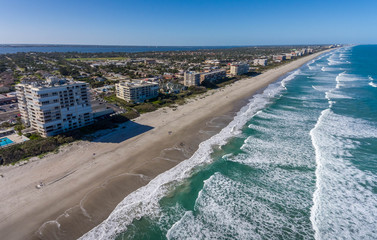 Fototapeta premium Stunning Aerial of Melbourne Florida 