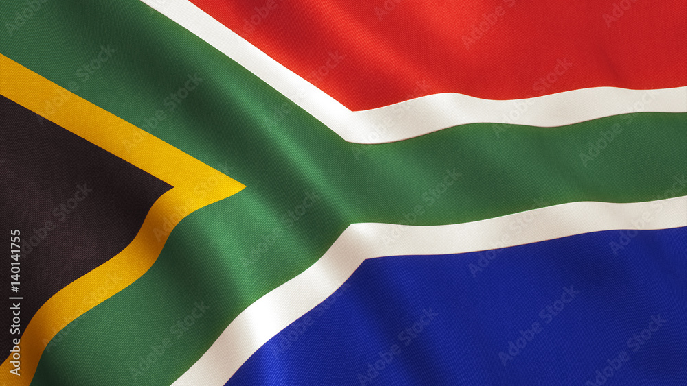 Wall mural South Africa Flag