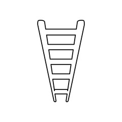 Ladder or staircase symbol icon vector illustration graphic design