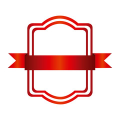 red square emblem icon, vector illustraction design image