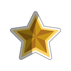 Star award symbol icon vector illustration graphic design