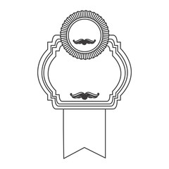 figure emblem with symbols inside icon, vector illustraction design