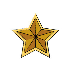 Fototapeta premium Star award symbol icon vector illustration graphic design