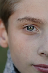 Obraz premium Half portrait of a boy