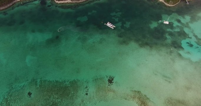 Aerial View of Bahamas Paradise Islands