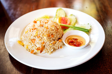 Fried rice with shrimp