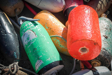 Pile of Buoys, Bar Harbor, Maine
