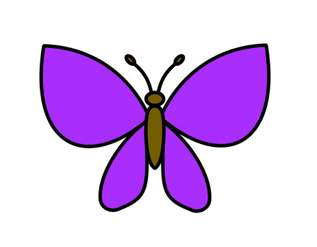 蝶(紫)