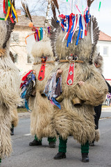 Traditional street mask carnival in Cerknica, Slovenia