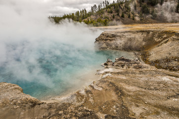 Close-up of Excelsior Geyser