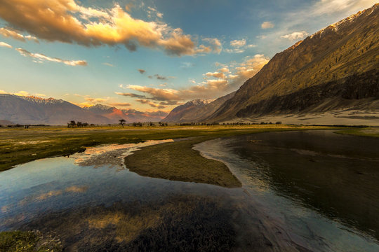 Nubra is a tri-armed valley located to the north east of Ladakh valley. Diskit the capital of Nubra is about 150 km north from Leh town