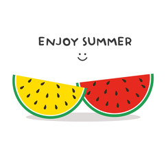 enjoy summer watermelon