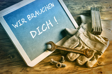 Wir brauchen Dich