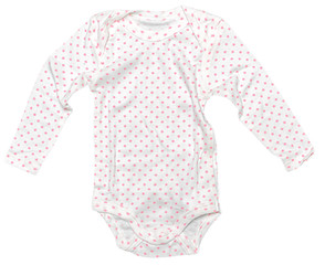 baby clothes isolated on white background